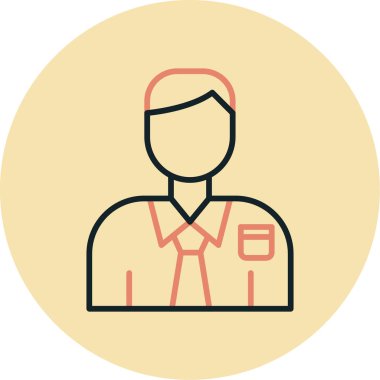 avatar simgesi vektör illüstrasyonu