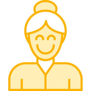 avatar. Web simgesi basit illüstrasyon