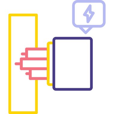 Ağ simgesi. vektör illüstrasyonu