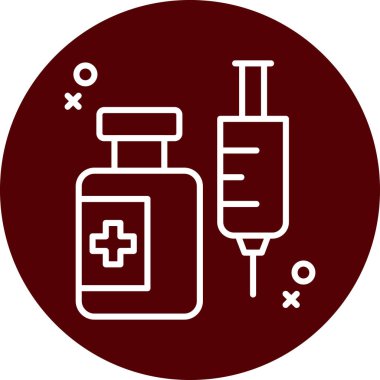 Modern simgenin vektör illüstrasyonu