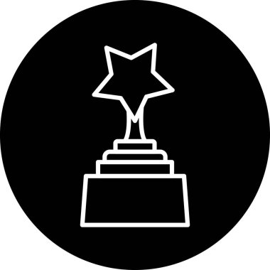 Ödül simgesinin vektör illüstrasyonu