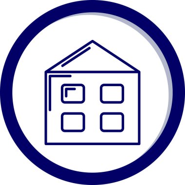 Ev simgesi vektör illüstrasyonu