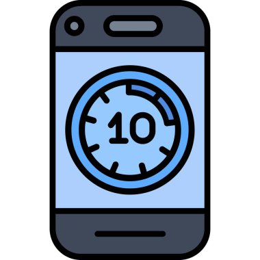 Akıllı telefon. Web simgesi basit tasarım