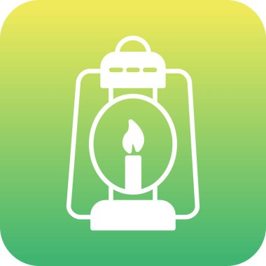 Benzersiz fener vektör çizgisi simgesi