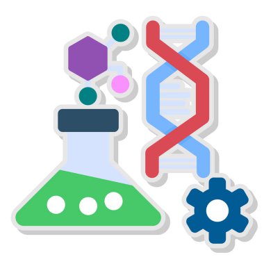Laboratuvar Test tüp vektör çizim
