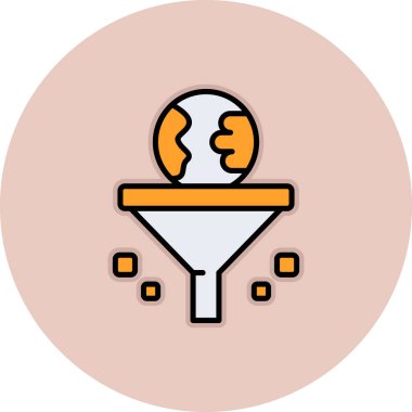 Bir bardak sıcak içeceğin vektör simgesi