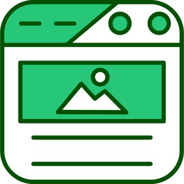 Tarayıcı çevrimiçi simgesi ana hat biçiminde