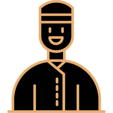 Müslüman vektör adam, Müslüman simgesi