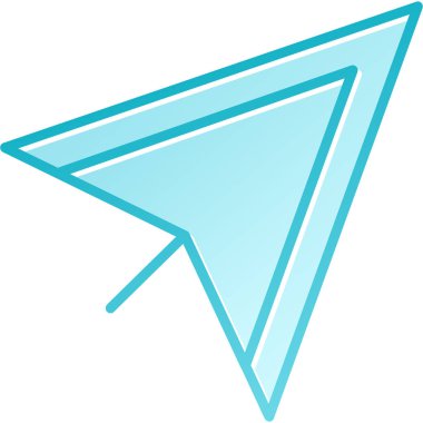 Ok yönü simgesi doldurulmuş - biçim