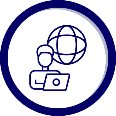 seo modern simgesinin vektör illüstrasyonu