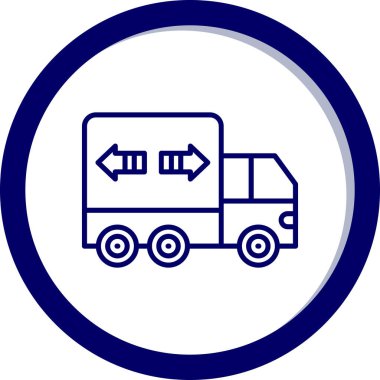 - Araba. Web simgesi basit illüstrasyon