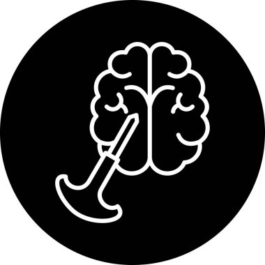 Projeniz için vektör beyin simgesi