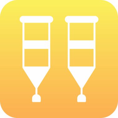 Test tübü simgesinin vektör illüstrasyonu