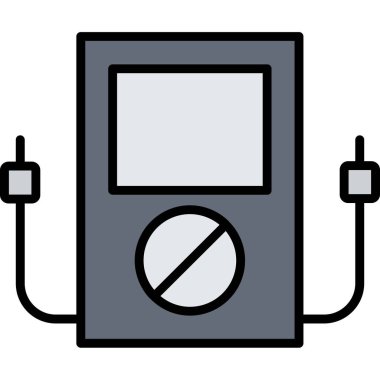 güç pil simgesi, vektör illüstrasyonu