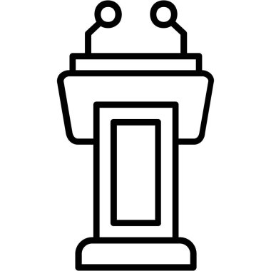 Çizgi film simgesinin vektör çizimi