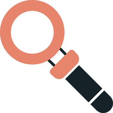 Arama renkli vektör simgesi