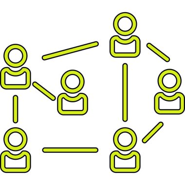 ağ bağlantısı sosyal simgesi