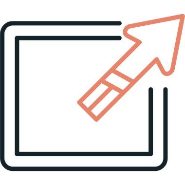 Boya fırçası. Basit resimleme