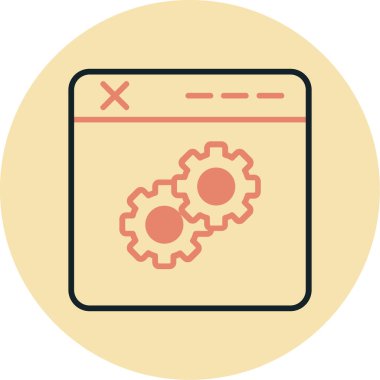 seo modern simgesinin vektör illüstrasyonu