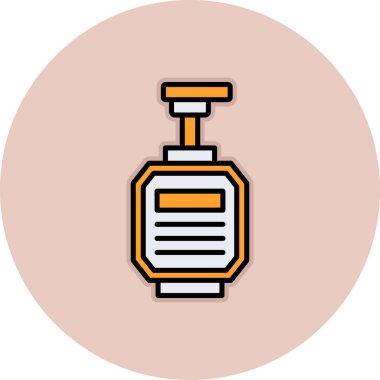 şişe simgesi vektör illüstrasyonu