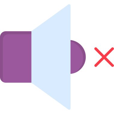 Hoparlör. Web simgesi basit illüstrasyon