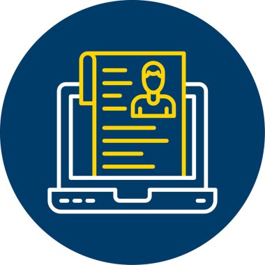 Vektör belgesi Simge illüstrasyonu