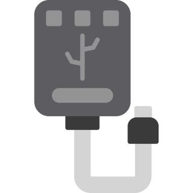 robot ikon vektör illüstrasyonu