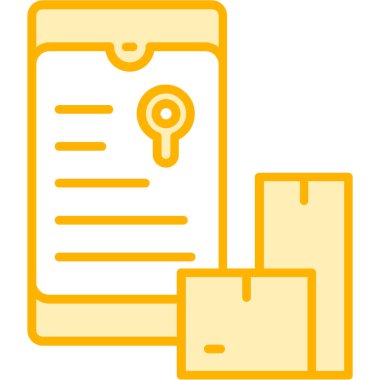 Arama simgesinin vektör illüstrasyonu