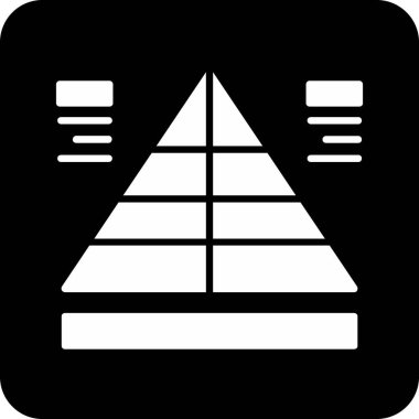 Tek bir simgenin vektör illüstrasyonu