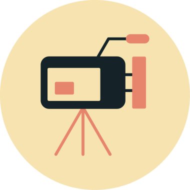 video kamera vektör simgesi
