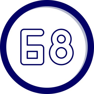 Modern bir simgenin vektör illüstrasyonu