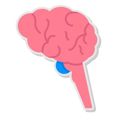 İnsan beynine sahip bir beyin, çizim