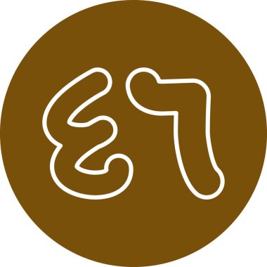 Güzel at nalı vektör simgesi