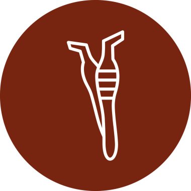 Modern simgenin vektör illüstrasyonu