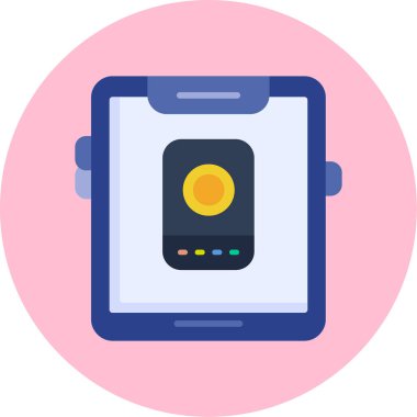 mobil uygulama simgesi, vektör illüstrasyonu