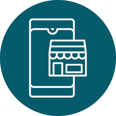 seo modern simgesinin vektör illüstrasyonu