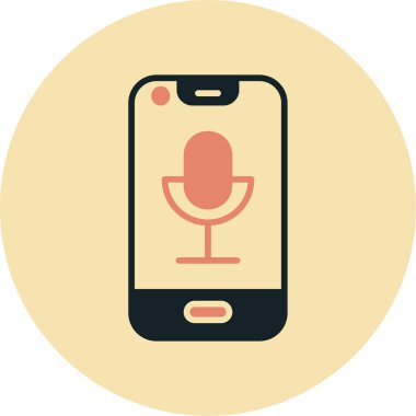 mobil sohbet simgesi vektör çizimi tasarımı