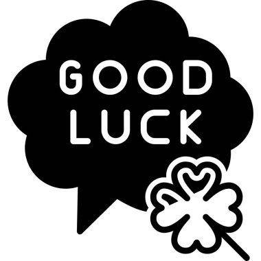 Çizgi filmin vektör çizimi. İyi şanslar.