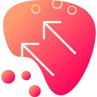 Beyin. Web simgesi basit illüstrasyon