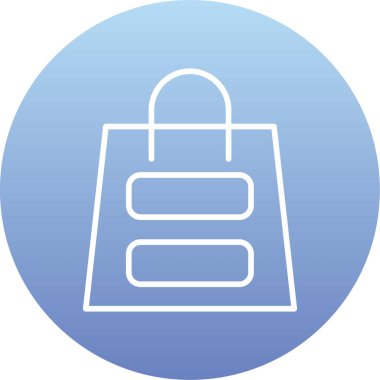 çanta simgesi, vektör illüstrasyon tasarımı