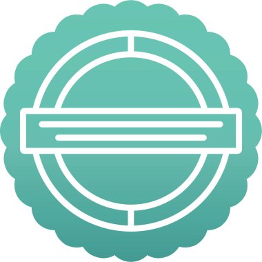 Güzel Pasta Çizgisi Vektör Simgesi