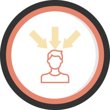 Kullanıcı profili vektör simgesi