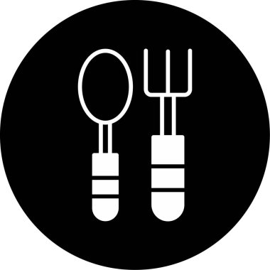 yemek çatal vektör simgesi