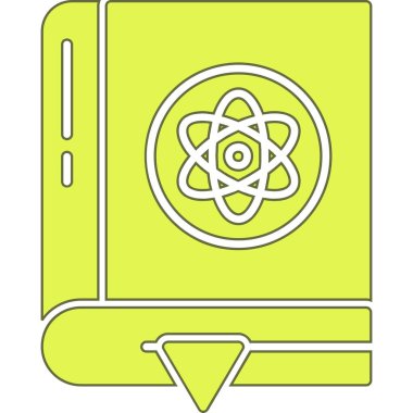 atom simgesi vektör illüstrasyonu