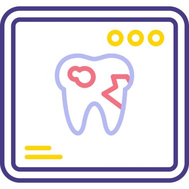Modern simgenin vektör illüstrasyonu