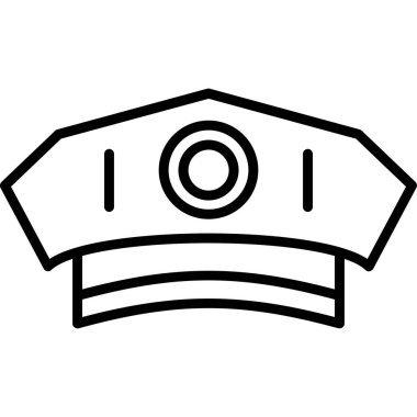 Ordu kap vektör illüstrasyonu