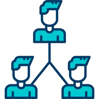 İnsanların vektör illüstrasyonu, insan sembolü, proje, iş