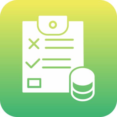 belge simgesi vektör illüstrasyonu