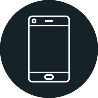 Telefon simgesi vektör illüstrasyonu