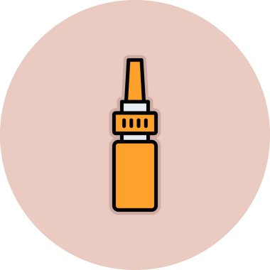 Şişe. Web simgesi basit illüstrasyon